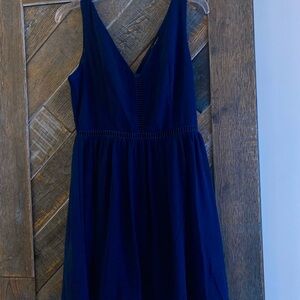 Forever 21 Deep Blue Backless Dress
